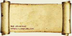 Anđela Aćimac vizit kartica